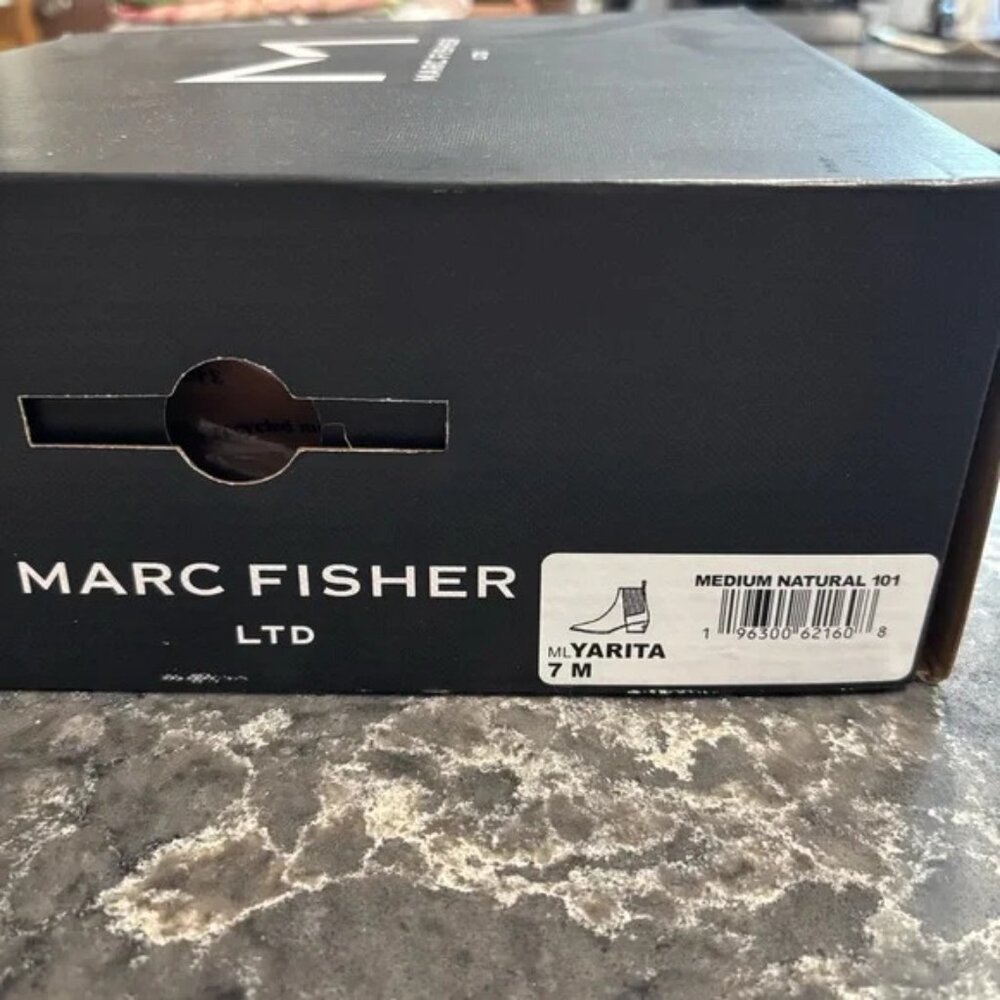 NEW Marc Fisher LTD Yarita Bootie (Medium Natural) - Picture 8 of 8